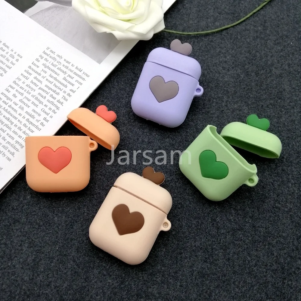 Мультяшный для airpod беспроводной Чехол для наушников для Apple AirPods 2 Силиконовый чехол для зарядки наушников Защитный чехол для AirPods