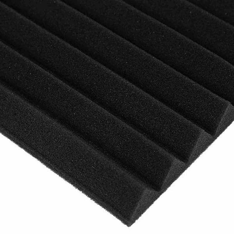 Acoustic Foam Board Studio Wedge Tile Soundproof Pyramid Treatment Wall Panel 2.5 x 30 cm |