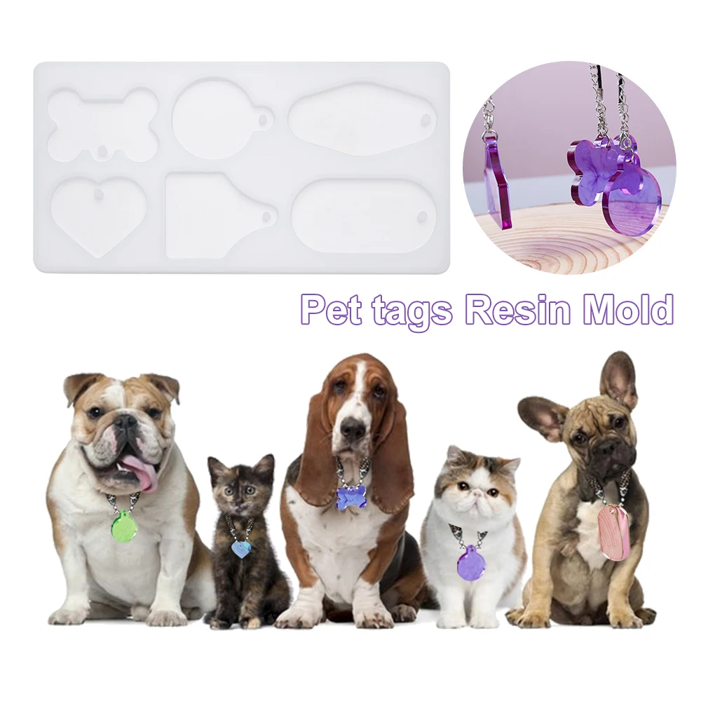 Бирки-подвески сделай сам из прозрачного силикона форма для эпоксидная смола