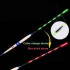 Умный поплавок для рыбалки, сигнализация укуса, приманка для рыбы со светодиодной светильник кой, изменение цвета, автоматический ночной электронный поплавок с батареей CR425