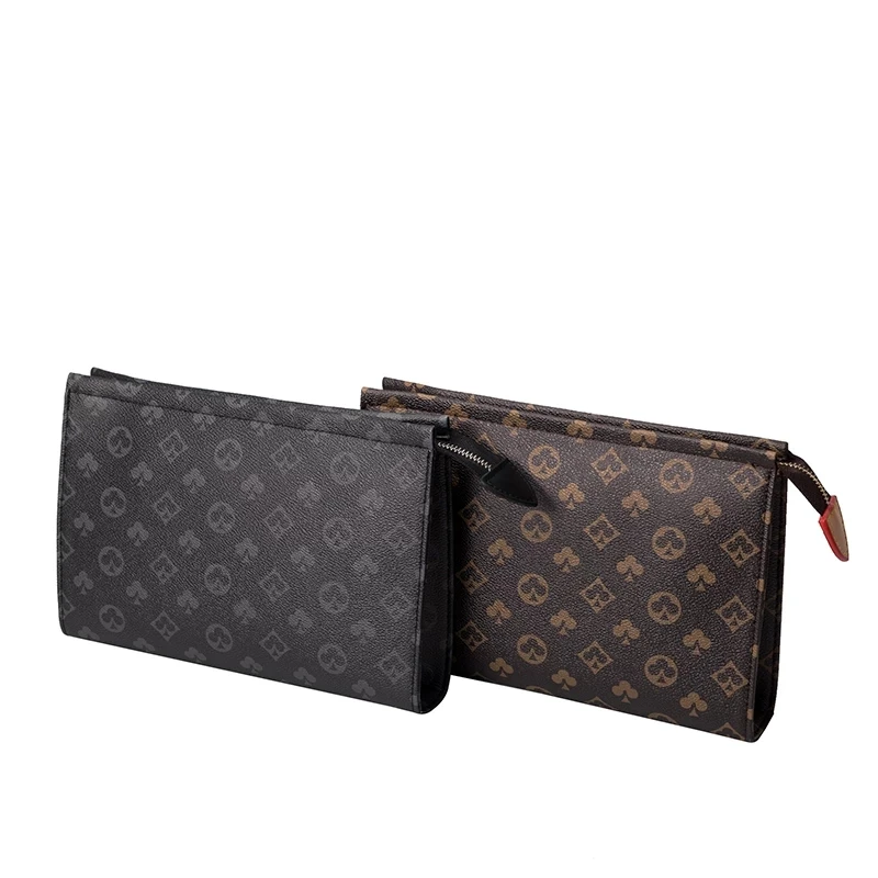 

HOMEMAGIC 2021 New Luxury Brand Men Clutches Bags High Quality Long Wallets for Men Purse Business Male Clutch Bags Designer
