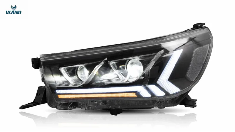 full led Vland factory for car headlight for Hilux headlight full led for Revo head lamp - Цвет: full led