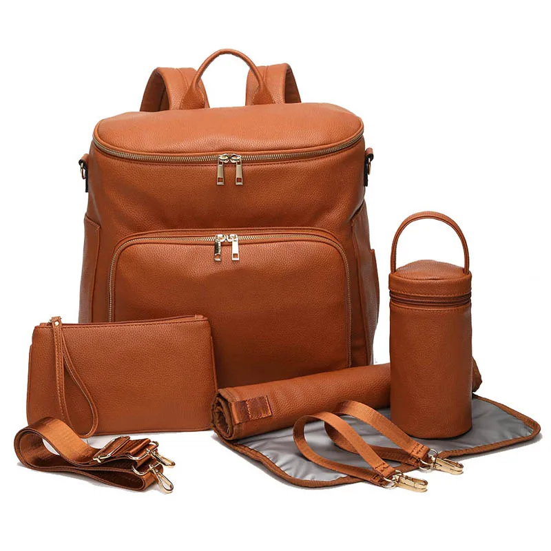 

Рюкзак для подгузников и подгузников, большой емкости, с изображением кролика из полиуретана, на коляску, 2020