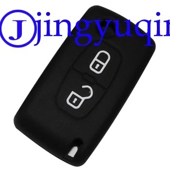 Дистанционный 3 кнопки силиконовый чехол складной ключ для Citroen C3 C4 C4L C5 C6