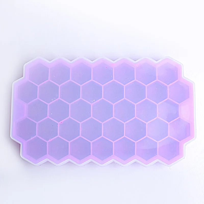 

Silicone HoneyComb Ice Lattice With Lid Silicone Mold DIY Large-Capacity Complementary Food-Graded Silicone Ice Mold With Cover