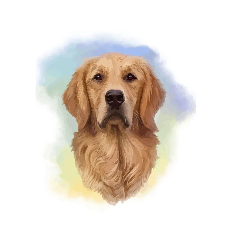 

5D Diamond Embroidery dog full round DIY Diamond Painting Cross Stitch animal mosaic 3D Rhinestones Home decoration gift BY148