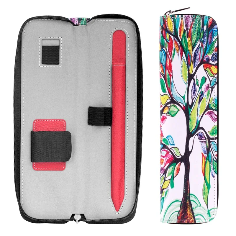 Lucky Tree Чехол-держатель для карандашей Apple Pencil, премиум-чехол из искусственной кожи чехол для переноски Чехол для Apple iPad 9,7 Pro Pencil - Цвета: Lucky Tree
