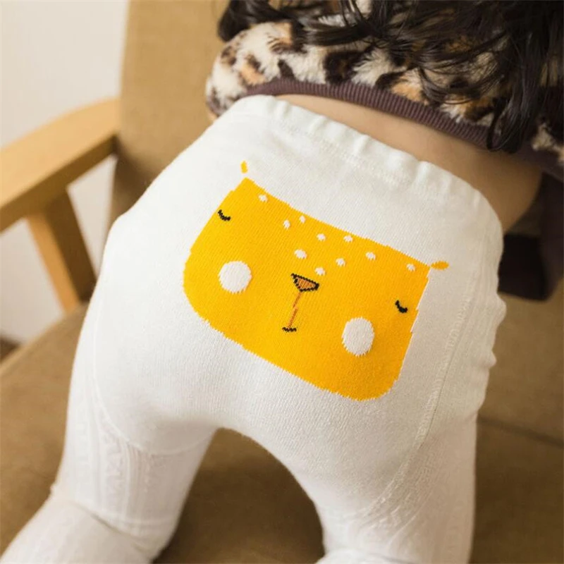 Мультяшные колготки для маленьких мальчиков и девочек хлопковые детские брюки