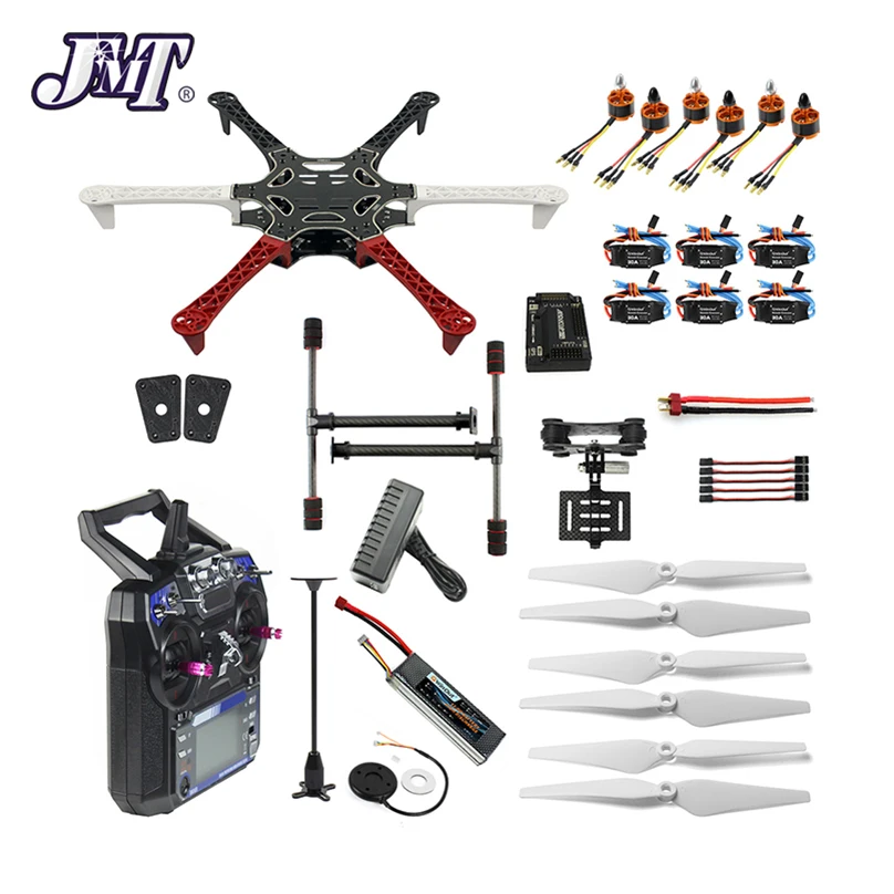 JMT полный набор Мультикоптер RC Drone с 6 осевым летательного аппарата F550 гекса
