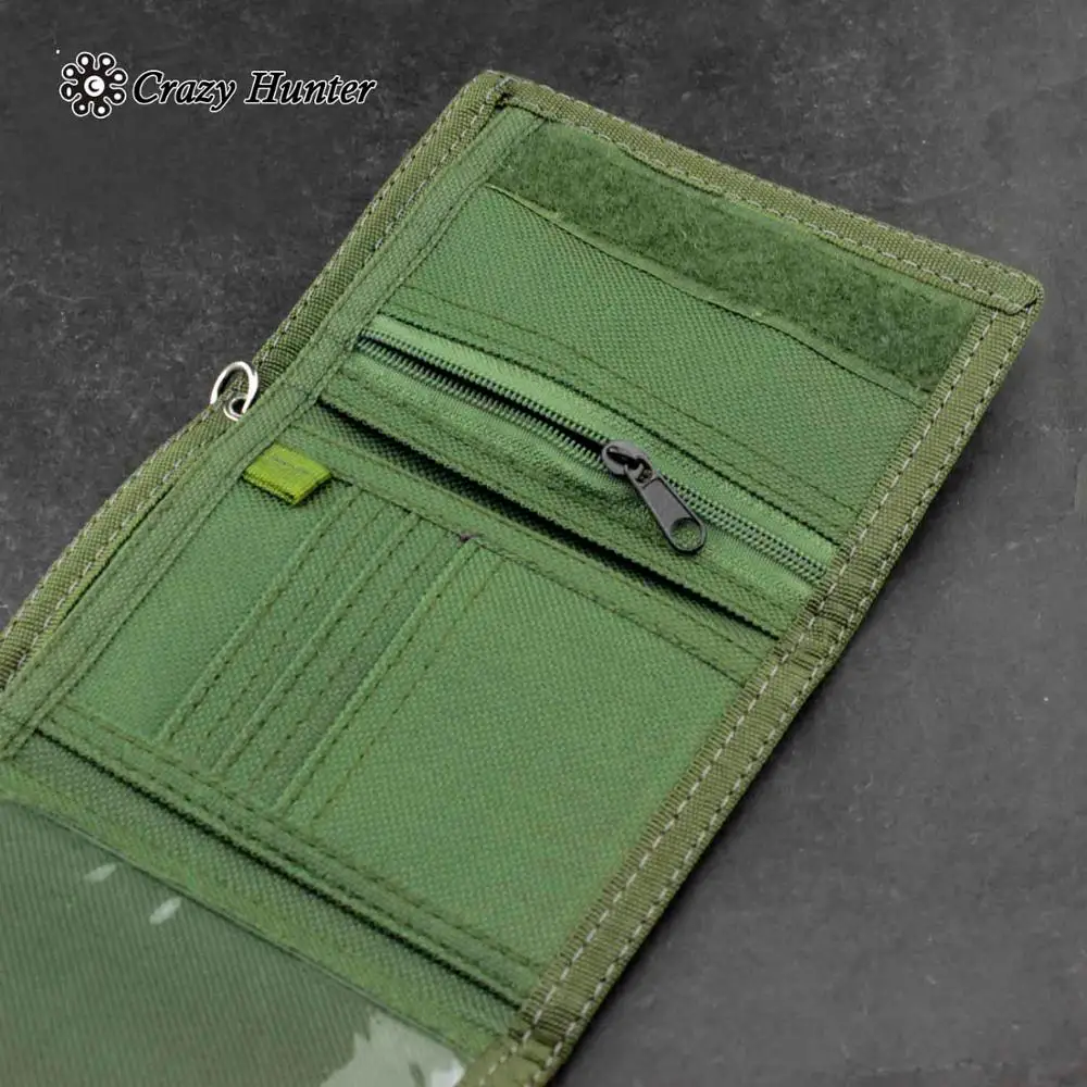 Men/Boy camouflage Cavans Trifold Card Holder Wallet With safe Chain | Багаж и сумки