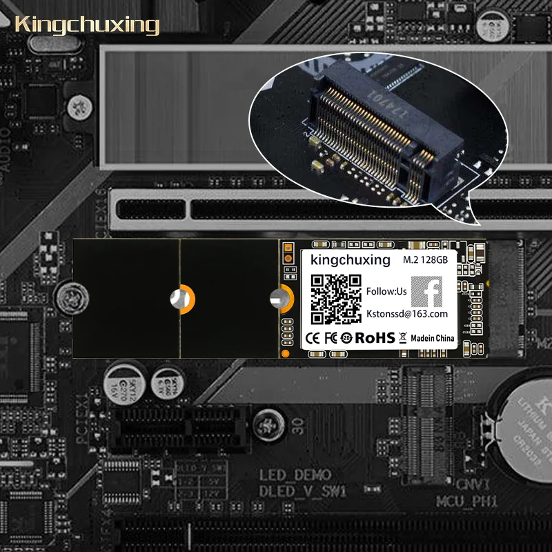 Kingchuxing M.2 SSD SATA NGFF 1 ТБ 2242 мм Внутренний твердотельный накопитель 512 ГБ M2 жесткий
