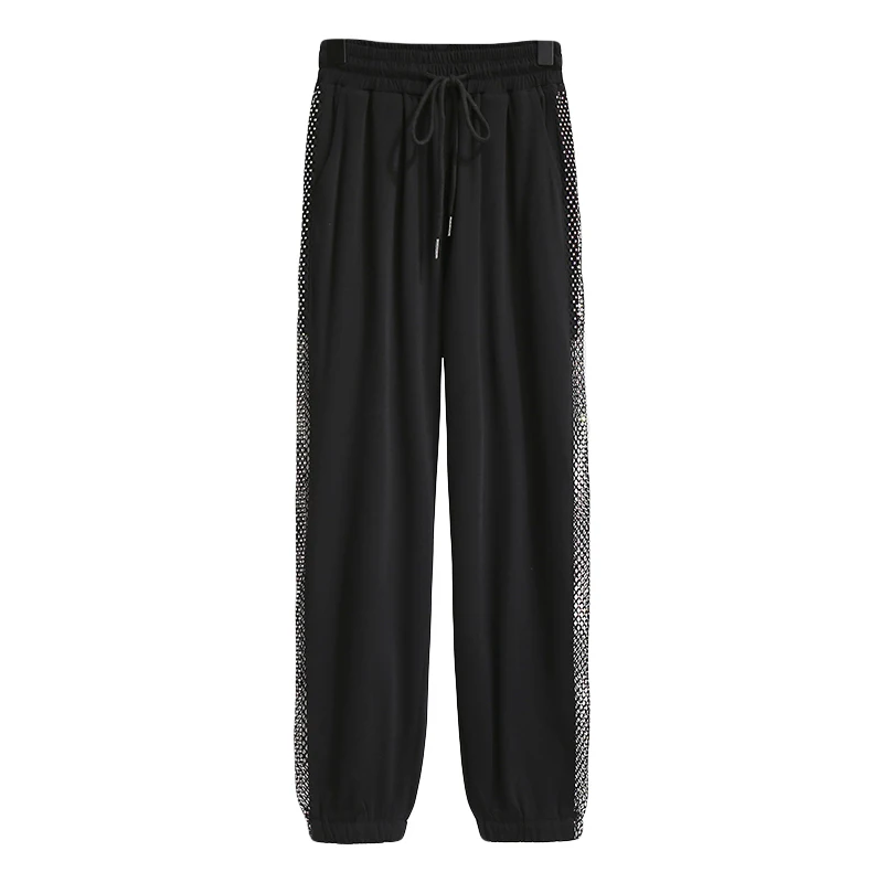 

Summer Soft Sweatpants Women Breathable Quick Dry Leisure High Waist Long Harajuku Trousers Plus Size Baggy Harem Pants Womens