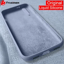 Оригинальный жидкий силиконовый чехол для RedMi Note 7 Pro K20 7A тонкие