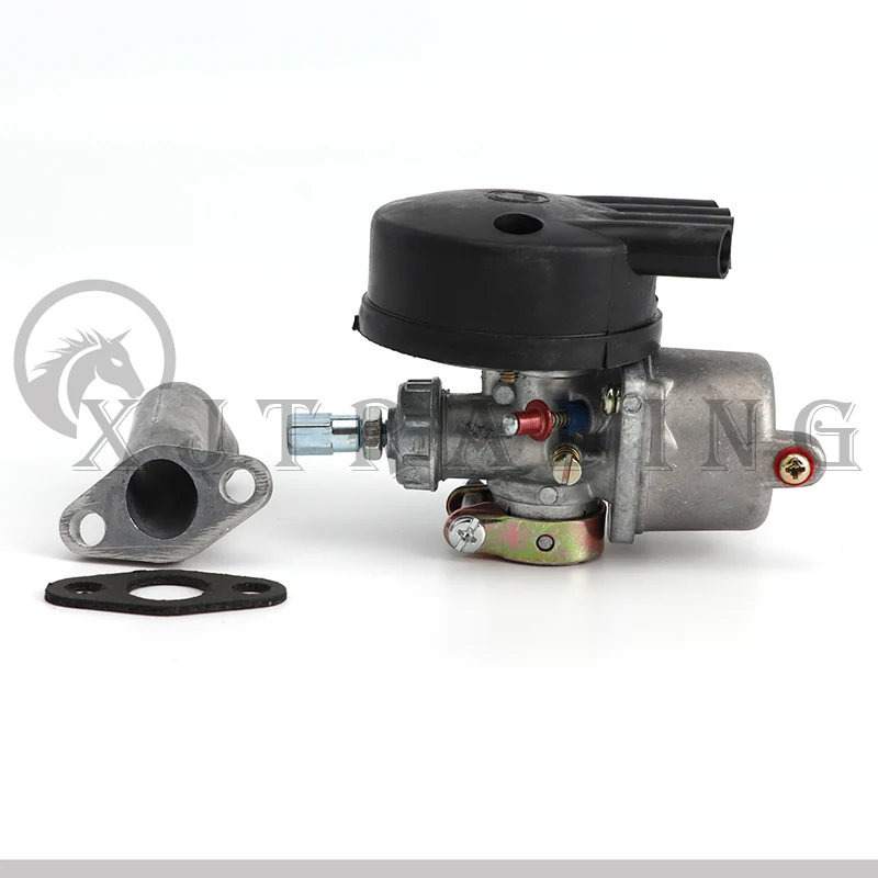 Карбюратор трубы потребление Впускной подушки подходит для 49cc 60cc 66cc 80cc 2 тактный