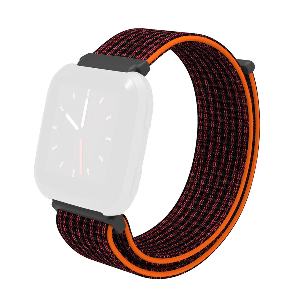 H Для Fitbit Versa 2 ремешок Волшебная наклейка Нейлоновый Регулируемый сменный ремешок на запястье для Fitbit Versa 2 аксессуары FW3 - Цвет: H
