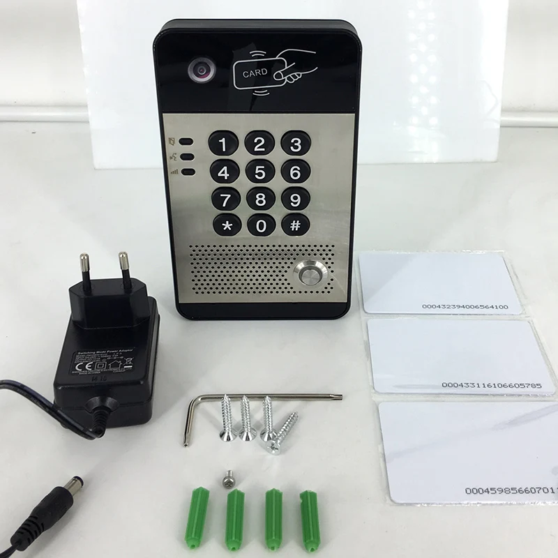 

New Video SIP Intercom System Door Access Control Audio SIP Door Phone For Hotel/ Apartment/ Factory Office Multimedia Telephone