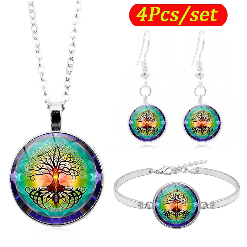 Древо жизни с клипсами Дурной глаз фото кабошоны разрисованные изделия из стекла