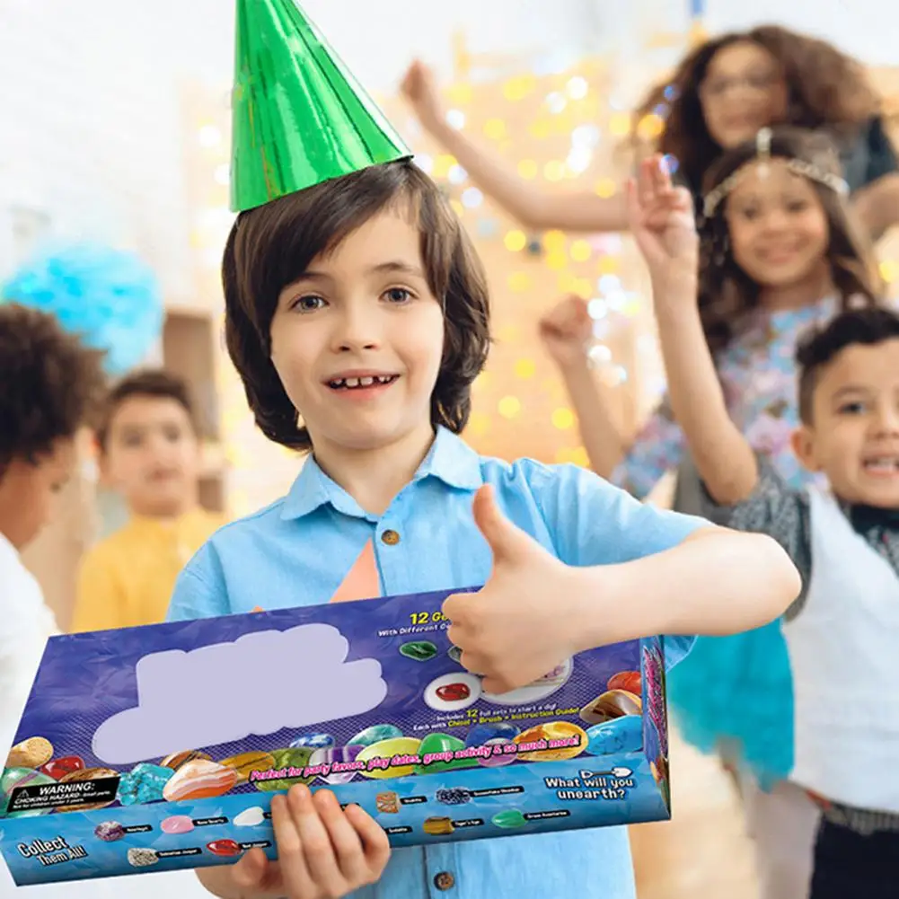 

Набор для горных работ с драгоценными камнями, набор для научных экспериментов, образовательные настоящие драгоценные камни и кристаллы, и...