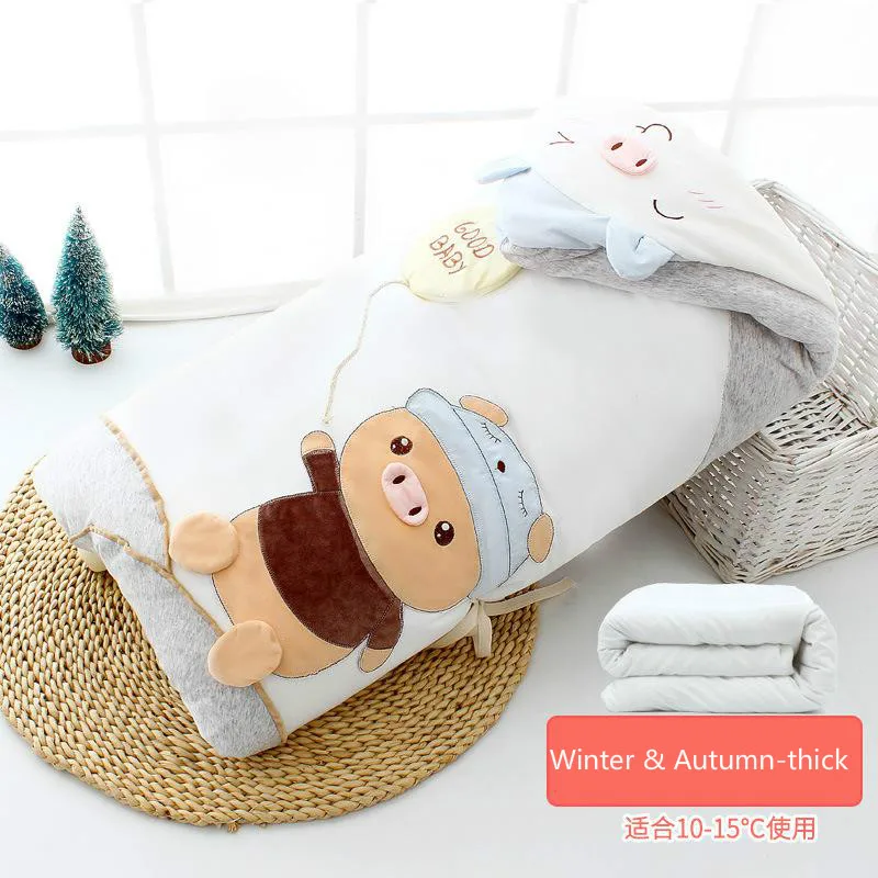 Хлопковый спальный мешок для младенцев на зиму и весну конверт новорожденных