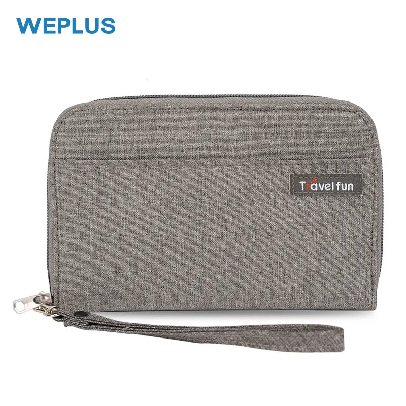 WEPLUS новинка Женский бумажник для паспорта мужской тонкий кошелек монет Id