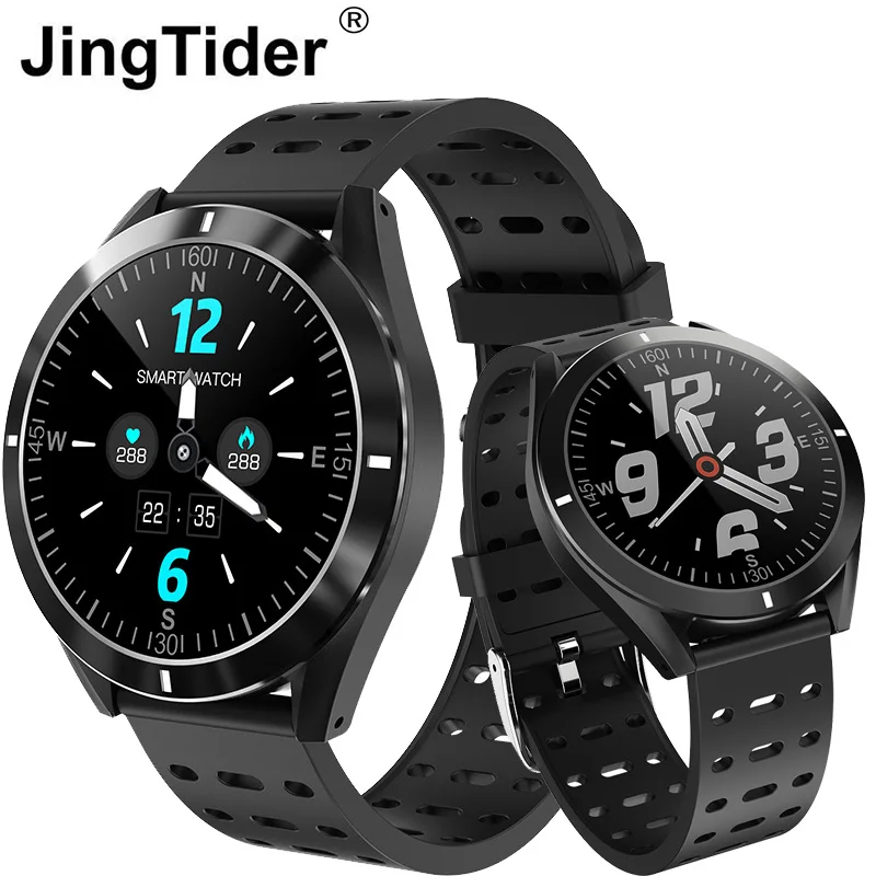 

JingTider P6 Heart Rate Monitor Smart Watch IP67 Waterproof Fitness Activity Tracker Sport Smart Bracelet 1.3" IPS Color Screen