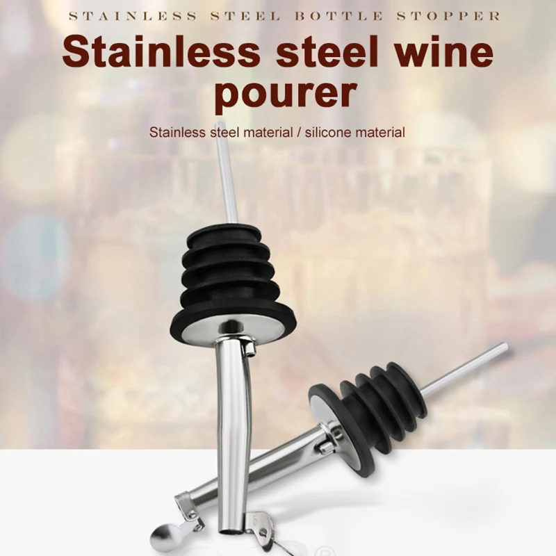 Stainless Steel With Cover Wine Container Cocktail Shaker Cork Automatic Bar Accessories Home Bars |