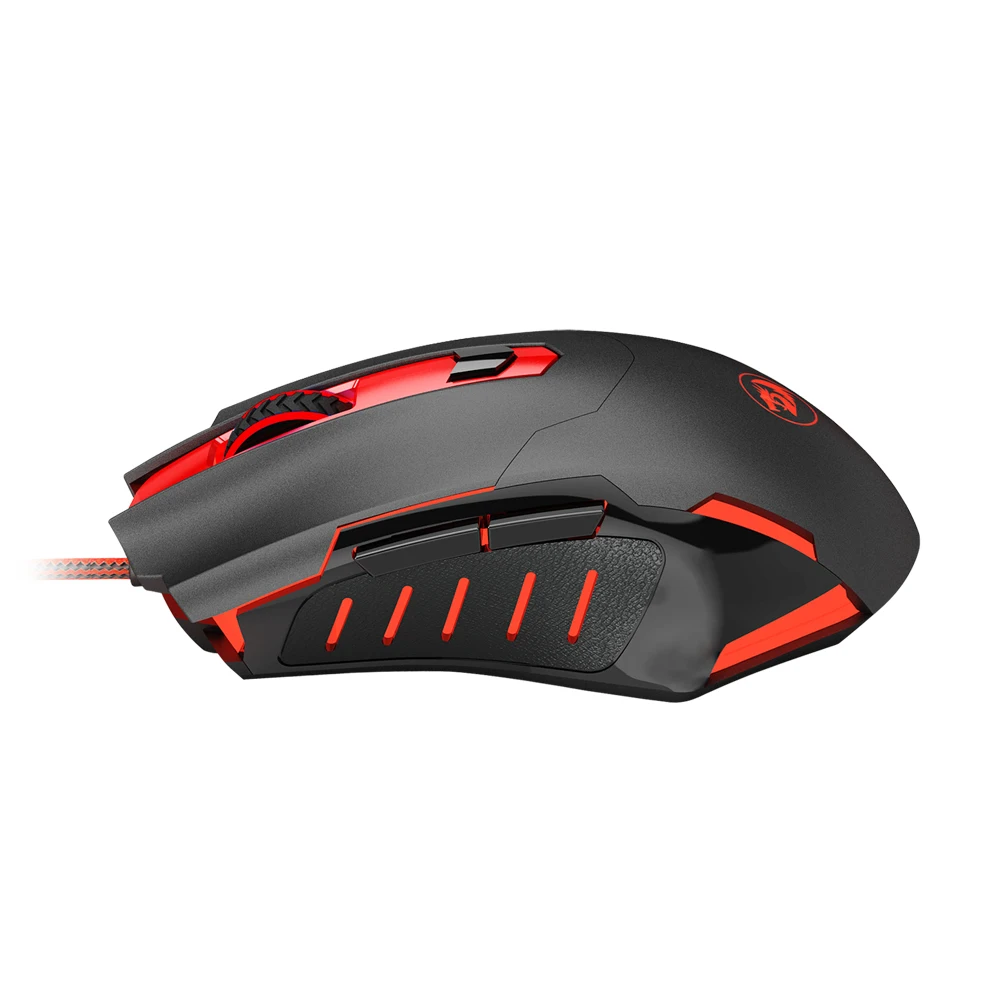 Игровая мышь REDRAGON M705 с Красной светодиодной подсветкой эргономичная Проводная