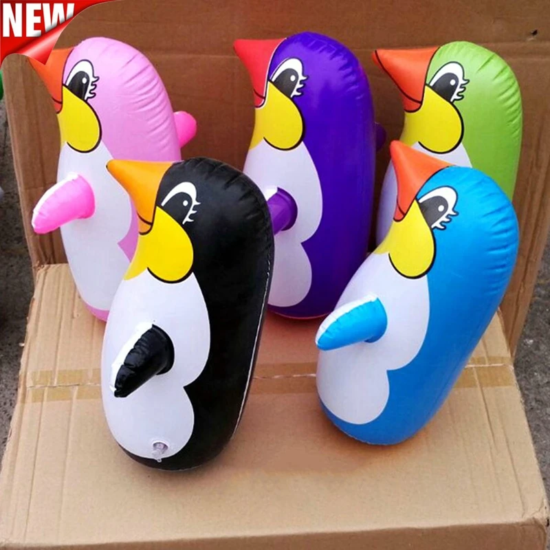 Надувной пингвин игрушка стакан для детей пингуино надувные игрушки животные