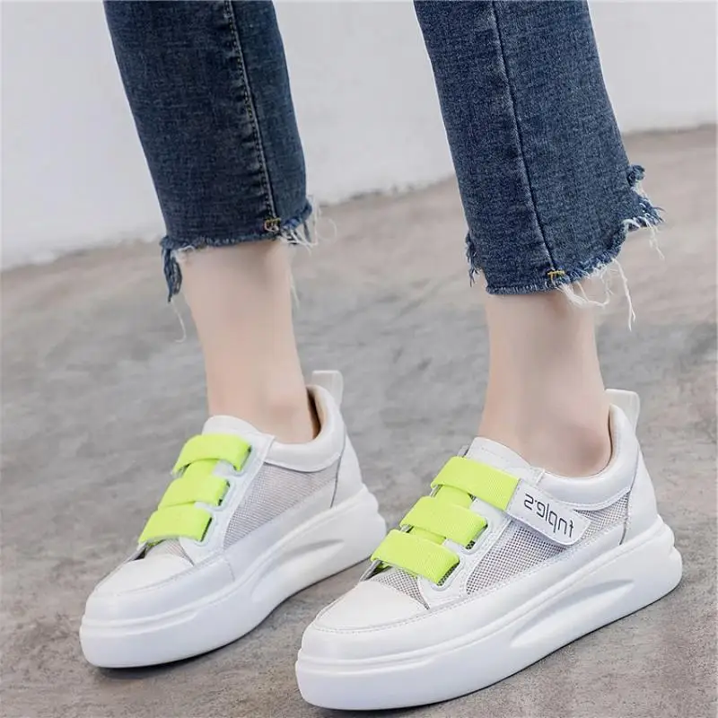 

SWYIVY Genuine Leather Casual Shoes Women Sneakers Mesh White Sneakers For Women 2020 Flat Shoes Woman Casual Sneaker Fashion 43
