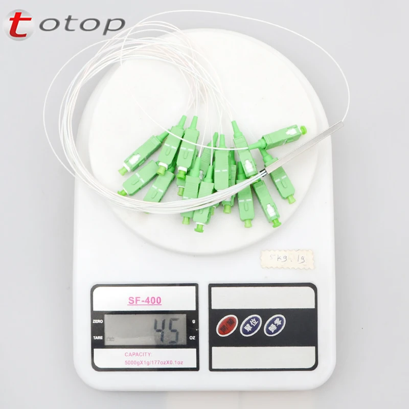 

10 шт./лот 1x16 SC APC оптический ПЛК сплиттер 0,9 мм стальной Тип одномодовый волоконно-оптический FTTH 1 м Мини ПЛК сплиттер