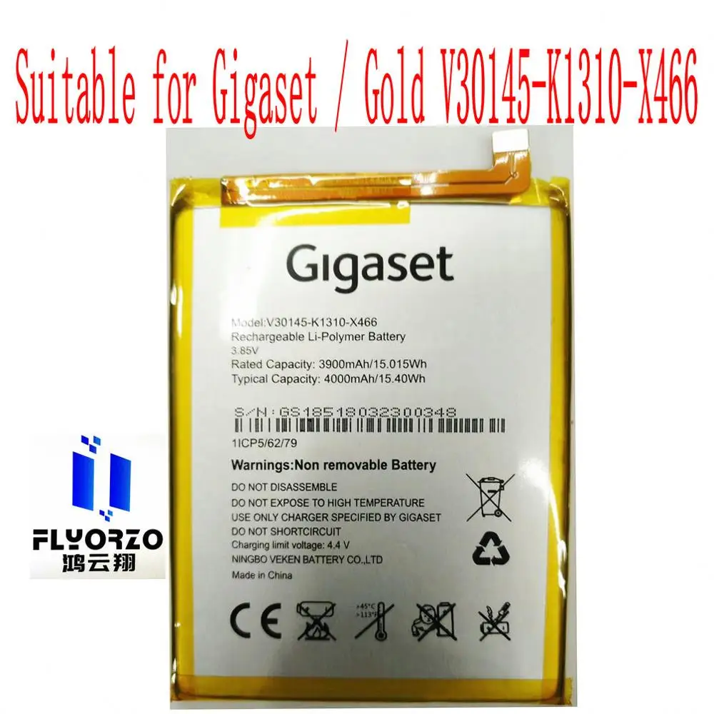 Высококачественный аккумулятор 4000 мА · ч 3 85 В подходит для батареек Gigaset/Gold на