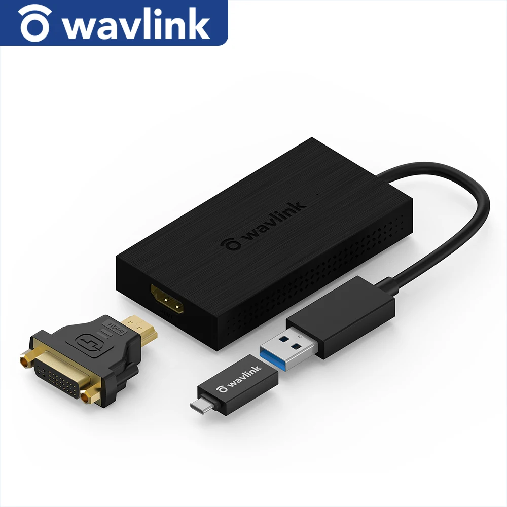 Wavlink USB3.0 к HDMI совместимый мульти дисплей адаптер 4K видео Графический конвертер