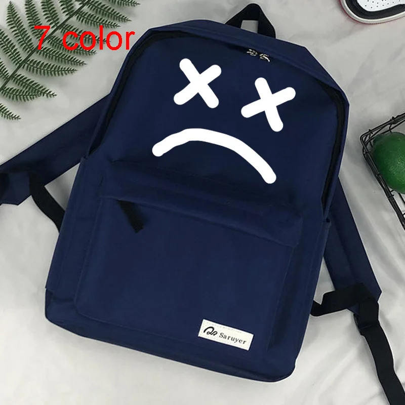 

Lil Peep bagpack Сумки mochilas Аниме Мода ноутбук путешествия plecaki кисточen Дамский рюкзак