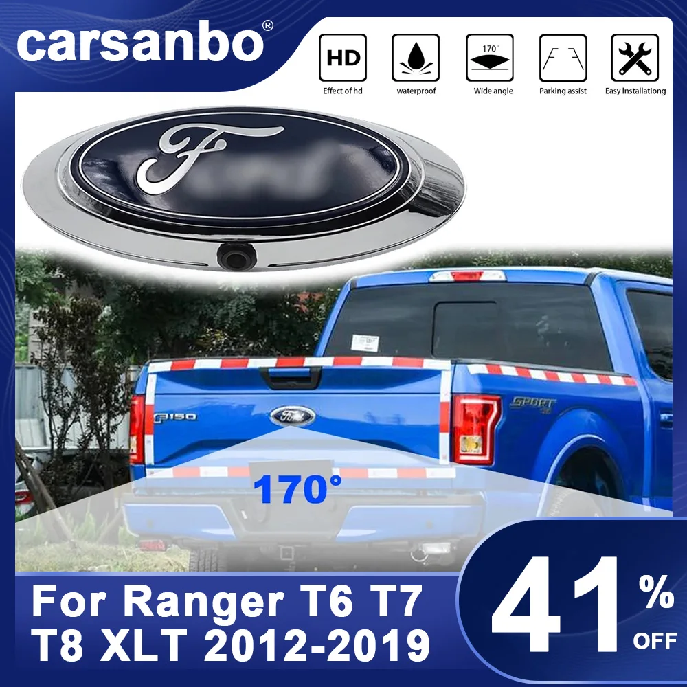 Подходит для 2012 2019 Ford Ranger T6 T7 T8 XLT камера бокового вида система заднего с логотипом