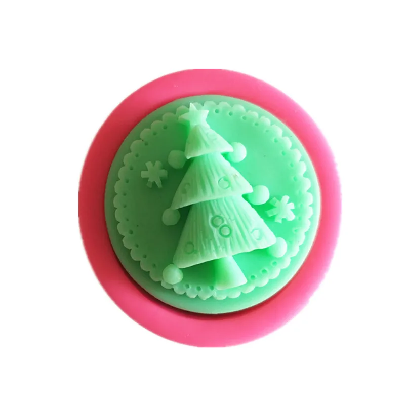 

Christmas Tree Pattern Silicone Soap Mold DIY Christmas Soap Mold Candle Mold Crafts for Christmas Gifts