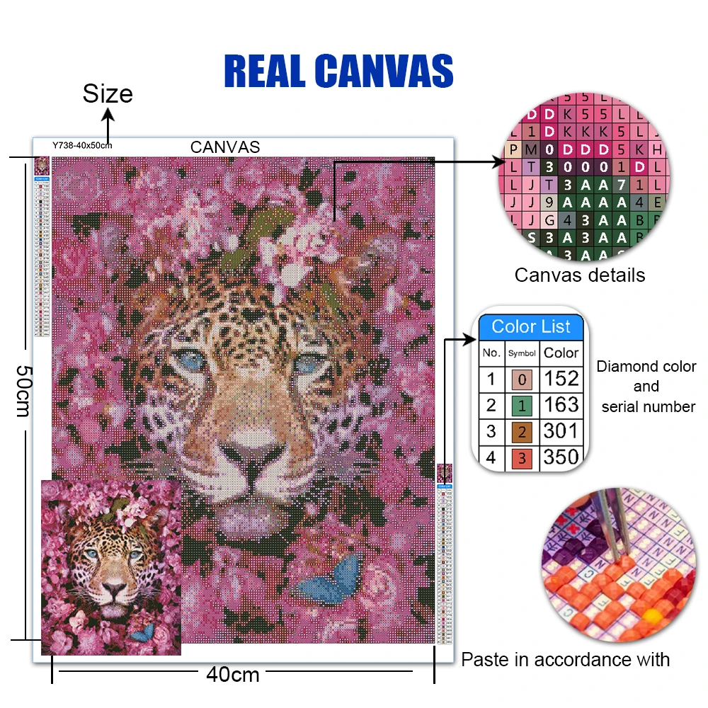 Алмазная вышивка QIZITENG картина с квадратными стразами сделай сам животное