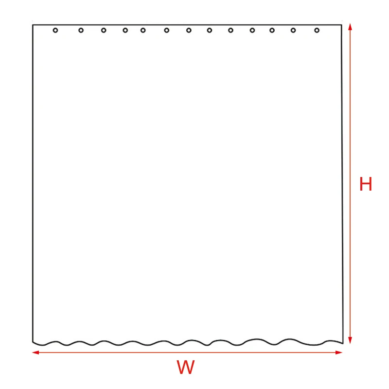 Полупрозрачная 3d-занавеска для душа водонепроницаемая Штора ванной из ЭВА с