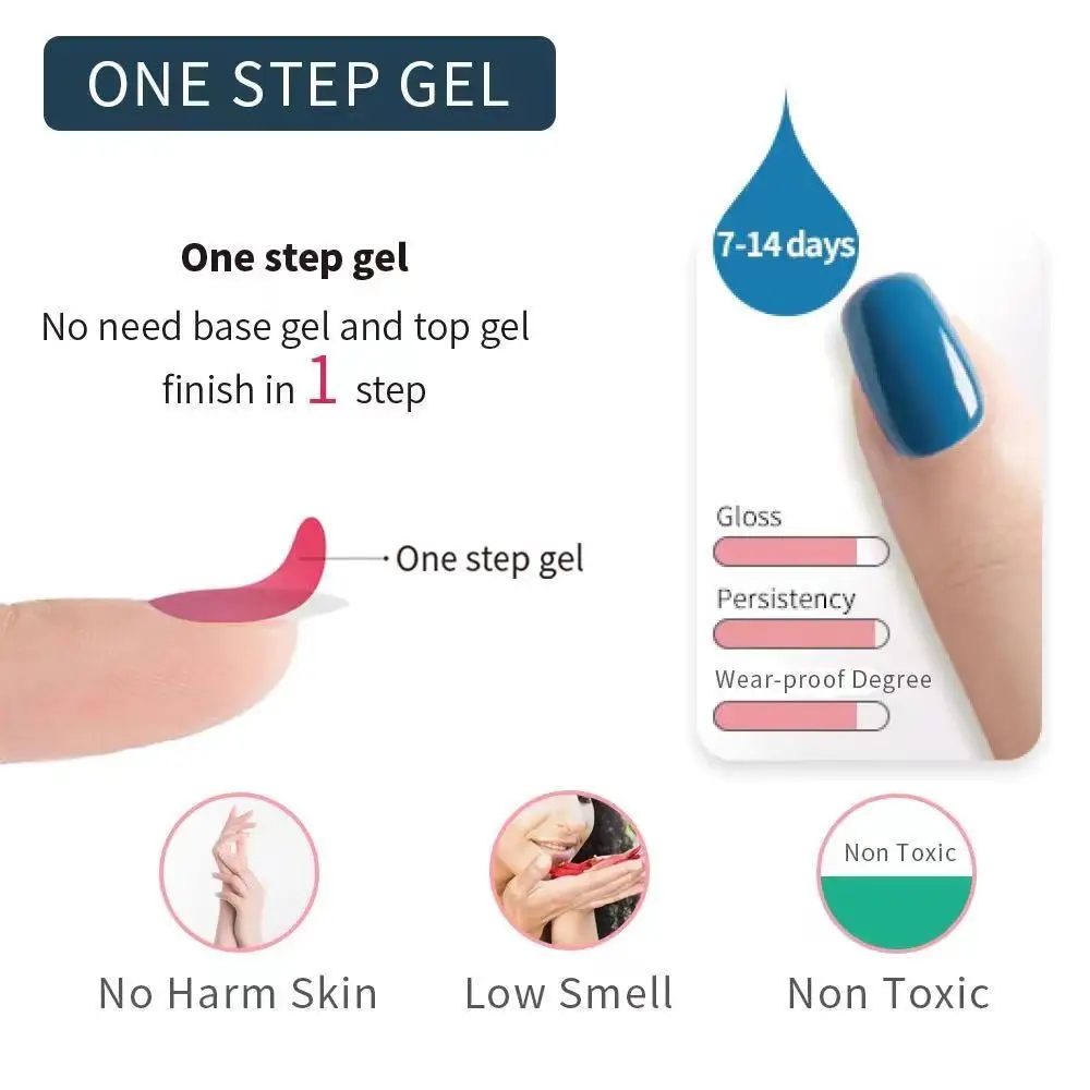 Гель-лак для ногтей 3 в 1 120 цветов | Красота и здоровье