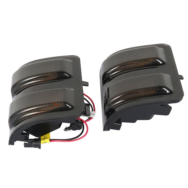 For 2008-2016 F250 F350 F450 Smoked Lens LED Side Mirror Marker Lights Switchback White DRL + Yellow Turn Signal | Автомобили и