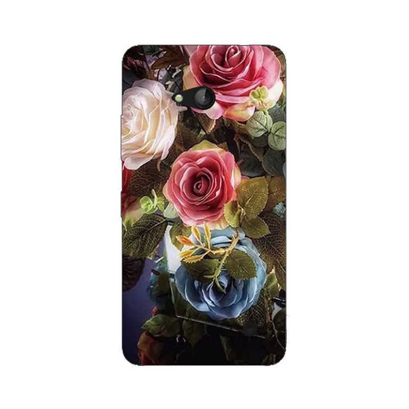 Модный бампер милый чехол для Nokia Lumia 730 735 мягкий из ТПУ с изображением кота лошади