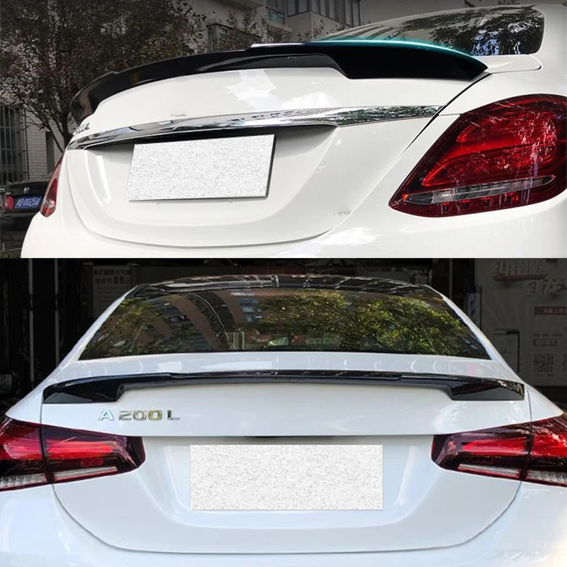 

CEYUSOT для W177 спойлер, аксессуары новый Benz A Class Sedan A180 A200 A220 Автомобильный багажник задние губы крылья ABS спойлер 2019 20 GT Style
