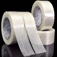 50mvolumes high strength transparent grid type glass fiber reinforced plastic waterproof and wear resistant adhesive tape