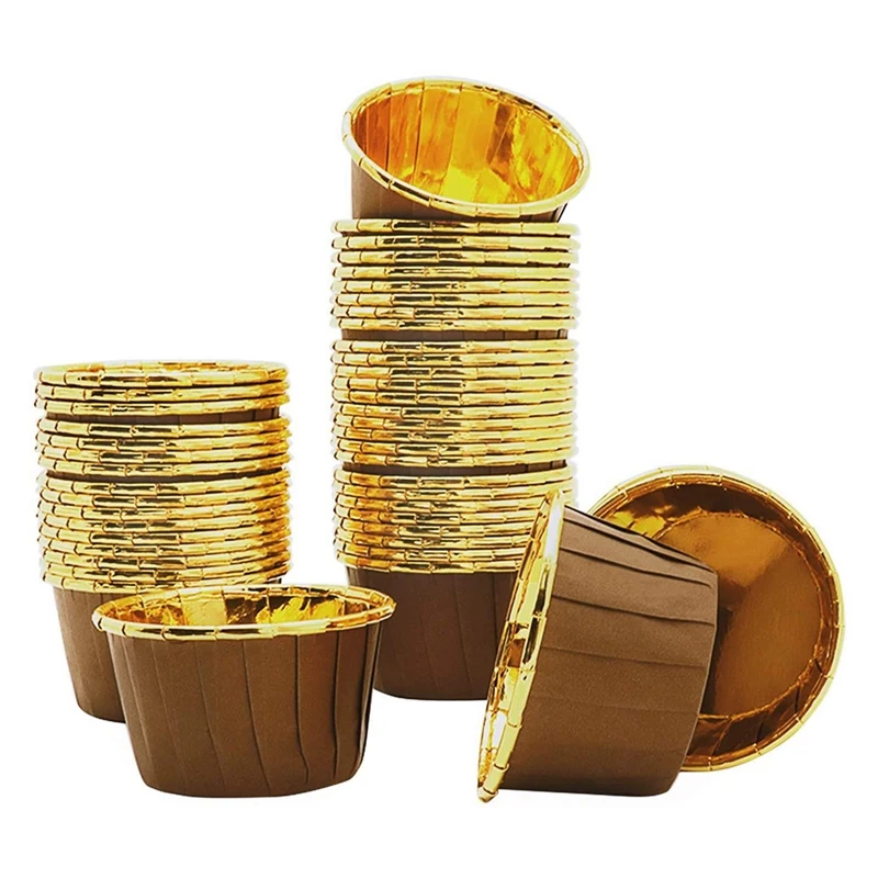 

200 Pcs Mini Cake Baking Cups,Cupcake Paper,Muffin Cupcake Baking Mold Cup Liners Baking Cups for Party Wedding Festival