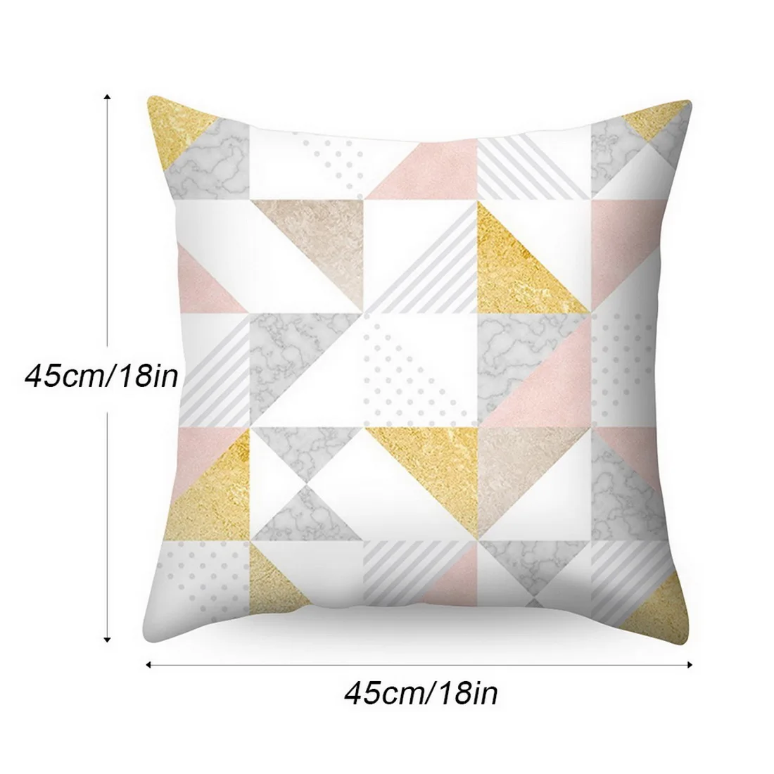 SNEWVIE розовая Золотая Геометрическая наволочка для подушки ресничная Подушка
