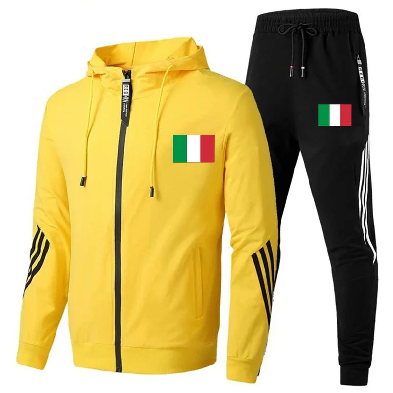 

Patriot Germany Country Men's Zipper Jacket Two Piece Male Sets Casual Sportswear Jogging Male Hoodies