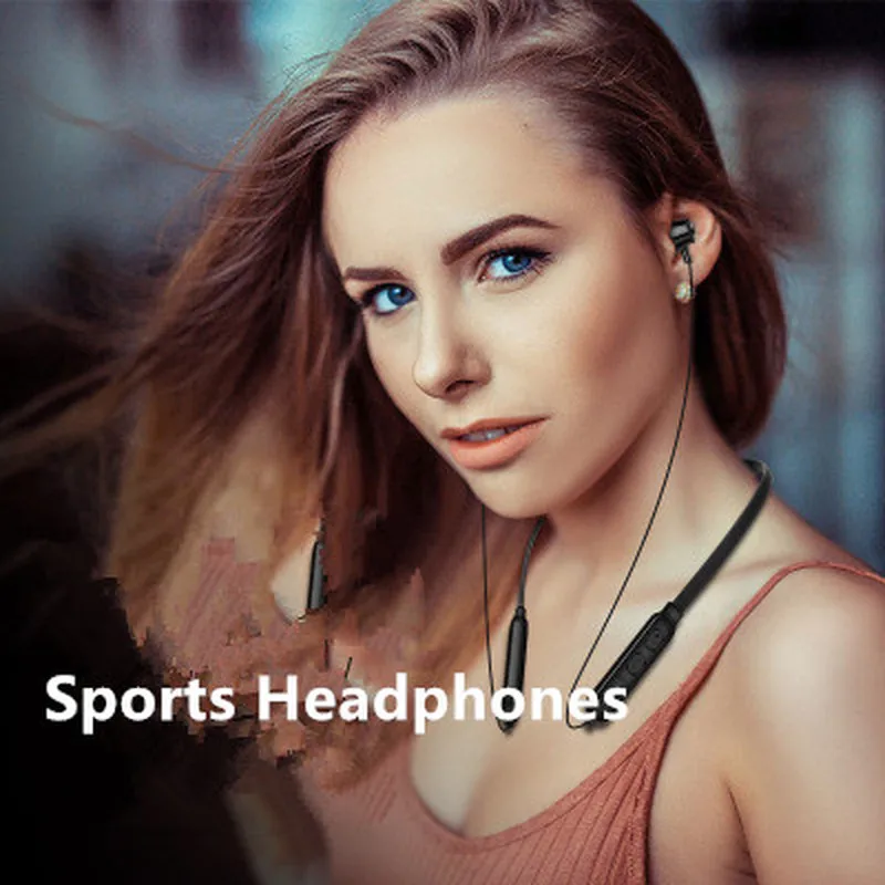 Беспроводные Bluetooth-наушники Спортивная стерео-гарнитура с шумоподавлением и