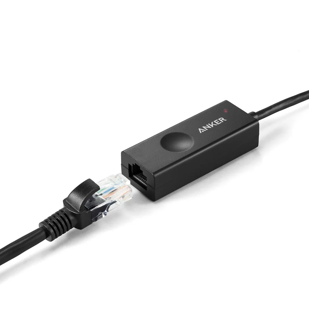 Anker USB Ethernet Adapter 10/100/1000 bit usb 3.0 to RJ45 Gigabit Ethernet cord for Laptop PC Compatible with MacBook Pro 2015