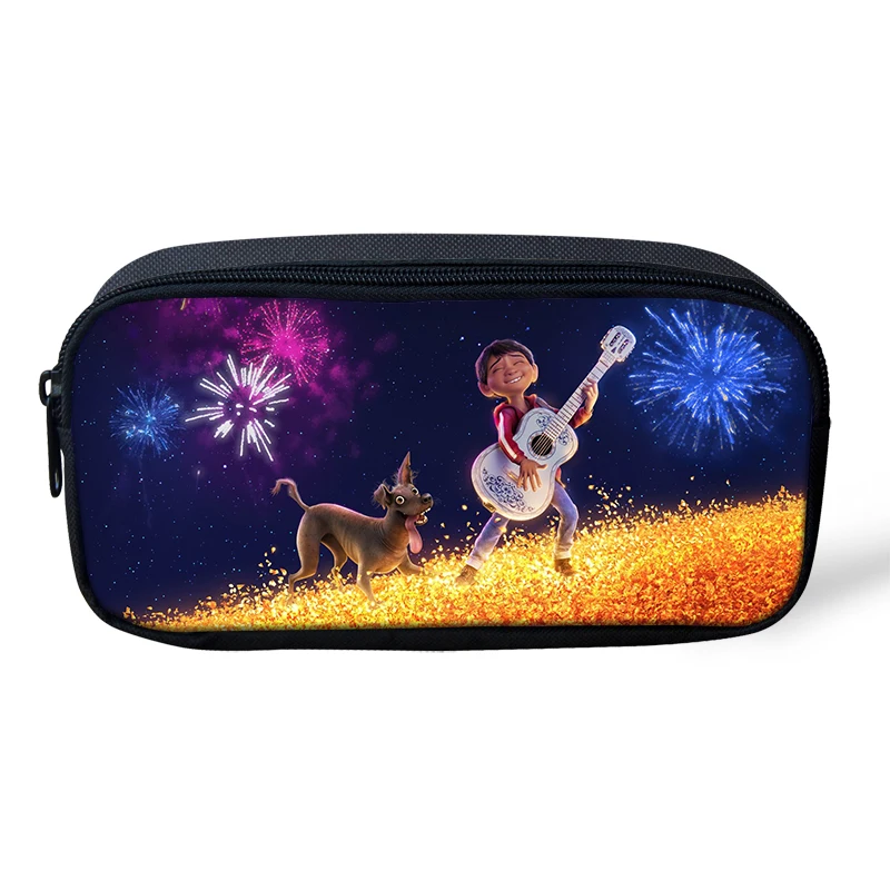 Детский чехол HaoYun для карандашей с рисунком музыкального черепа Коко шкатулка