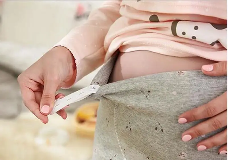 Комплект для беременных и кормящих пижамы Послеродовая одежда сна Premama хлопковые