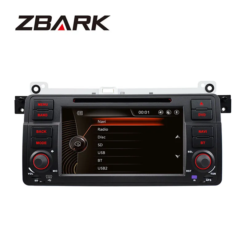 7 дюймов 1 din dvd плеер автомобиля CANbus gps навигация для BMW E46 седан Кабриолет Touring